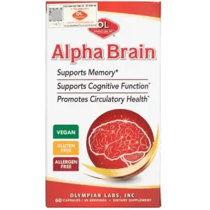Alpha Brain Olympianlabs (Hộp 60 Viên)
