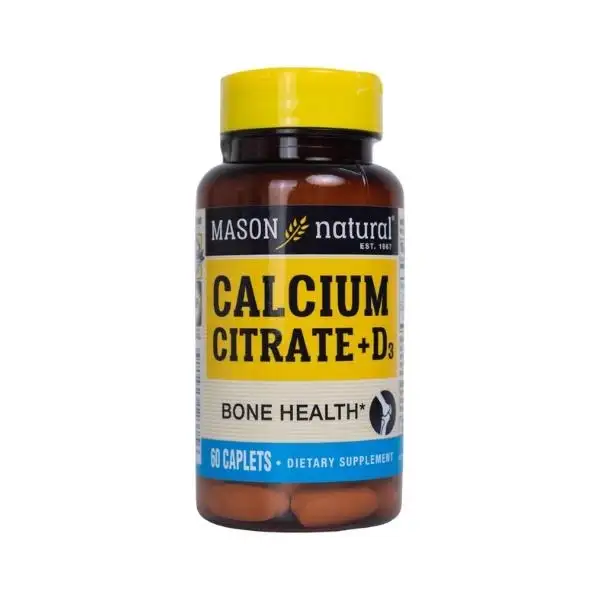 Calcium Citrate + D3 Mason Natural (Hộp 60 Viên)