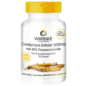 Cordyceps Extrakt 500mg WARNKE (Hộp 120 Viên)