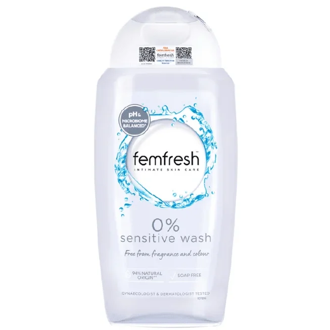 Femfresh 0% Sensitive Intimate Wash (Chai 250ml)
