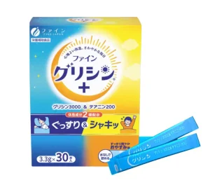 Glycine3000 & Theanine200 FINE JAPAN (Hộp 30 Gói)