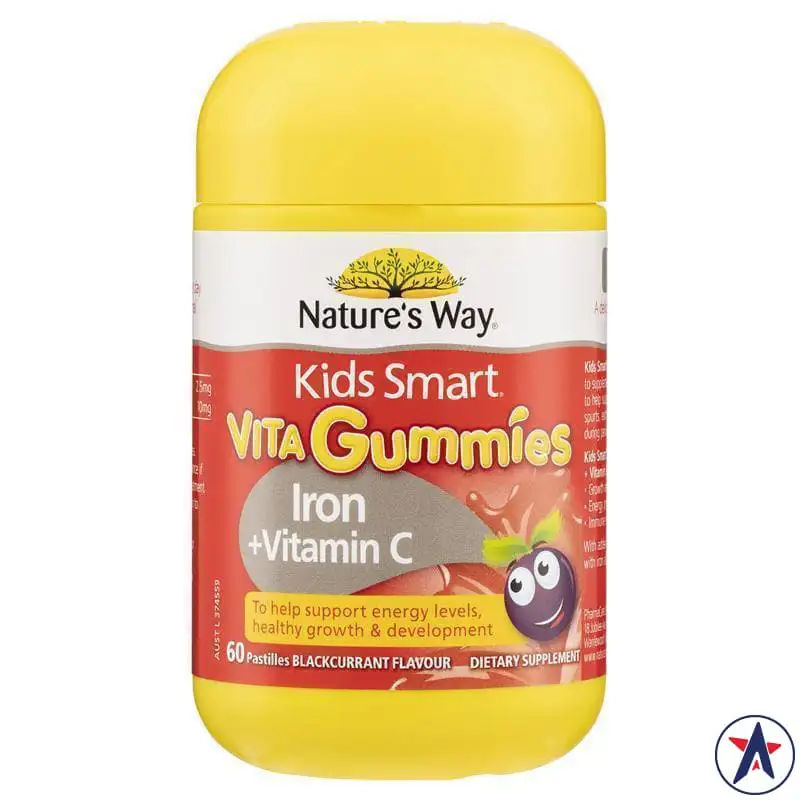 Kids Smart Vita Gummies Iron + Vitamin C NATURE'S WAY