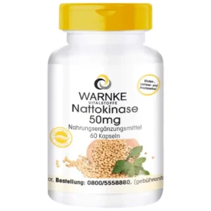 Nattokinase 50mg WARNKE (Hộp 60 Viên)
