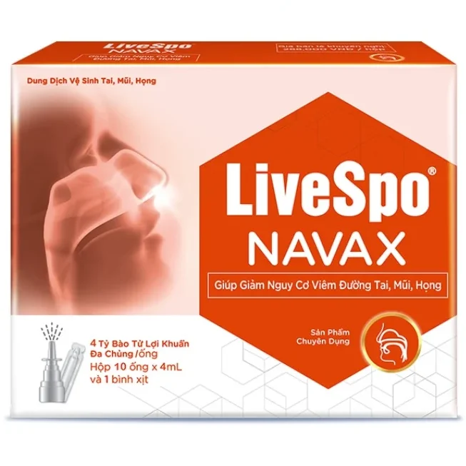 Navax đỏ chuyên dụng LiveSpo (Hộp 10 Ống)