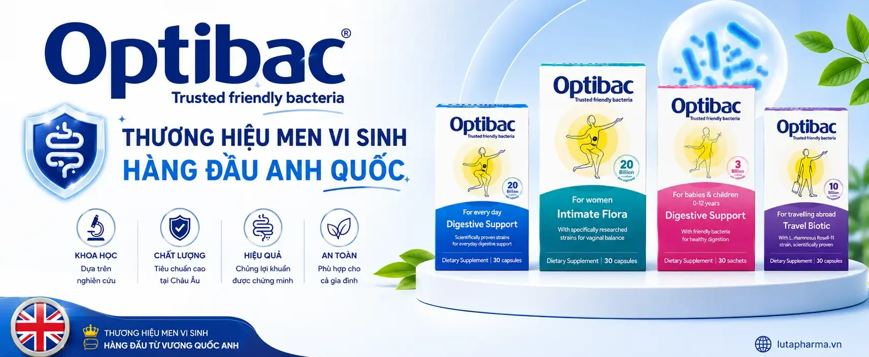 Optibac thuong hieu men vi sinh Anh Quoc - lutapharma
