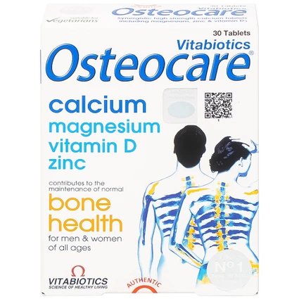 Osteocare Calcium VITABIOTICS (Hộp 30 viên)