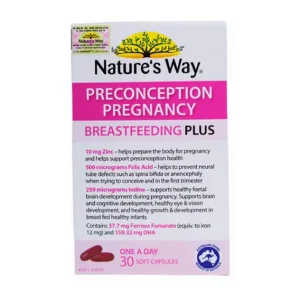 Preconception Pregnancy Breastfeeding Plus NATURE'S WAY (Hộp 30 Viên)