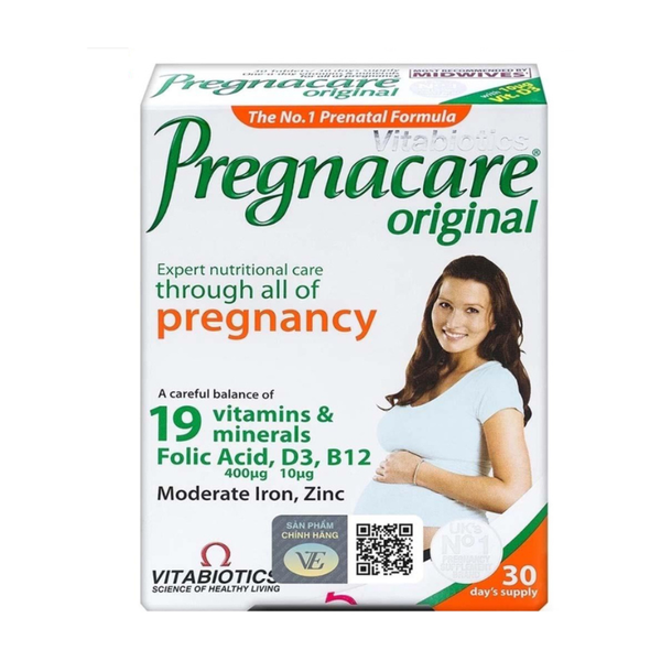 Pregnacare Original VITABIOTICS (Hộp 30 viên)