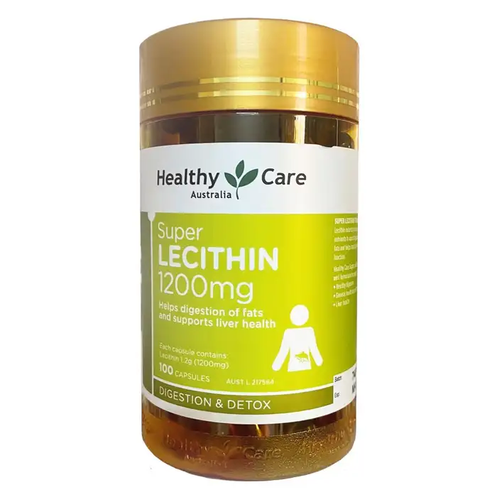 Super Lecithin 1200mg HEALTHY CARE (Lọ 100 Viên)