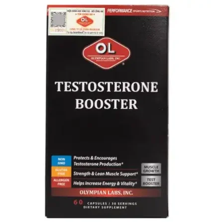 Testosterone Booster Olympianlabs (Hộp 60 Viên)