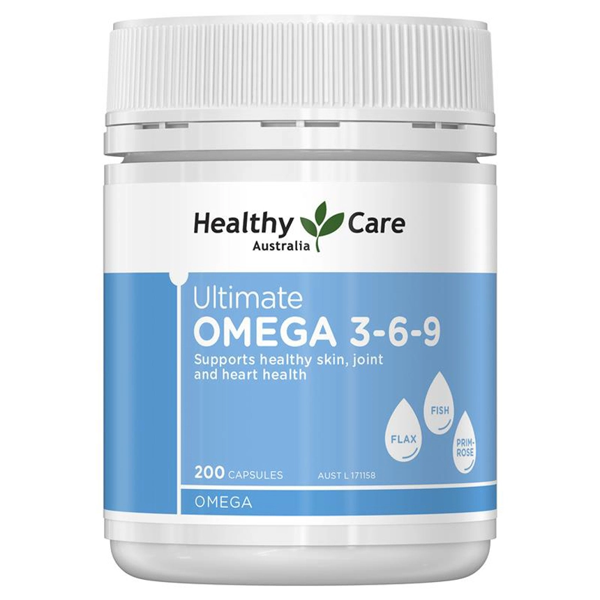 Ultimate Omega-3-6-9 HEALTHY CARE (Lọ 200 Viên)