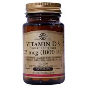 Vitamin D3 1000 IU SOLGAR (Lọ 90 viên)