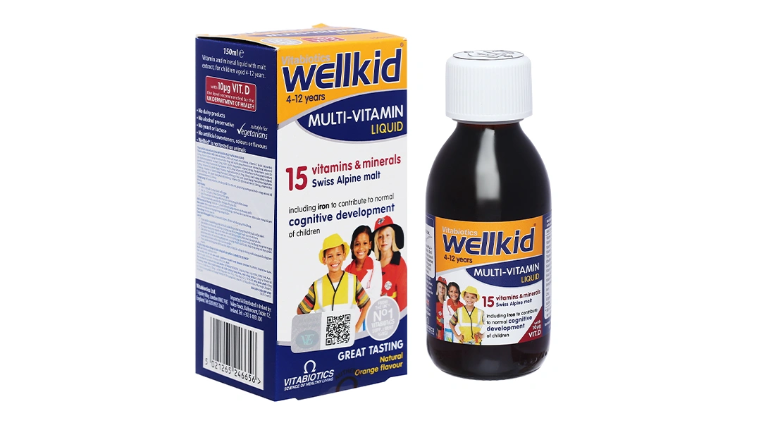 Wellkid Smart Liquid VITABIOTICS (Chai 150ml)