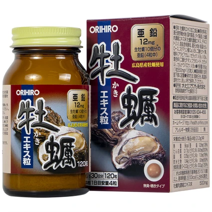 New Oyster Extract ORIHIRO (Hộp 120 Viên)