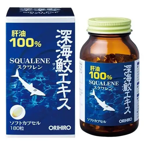 Squalene Shark Liver Oil Extract ORIHIRO (Hộp 180 Viên)