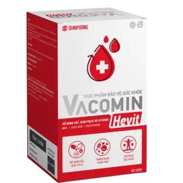 Vacomin Hevit SHINPOONG (Hộp 60 Viên)